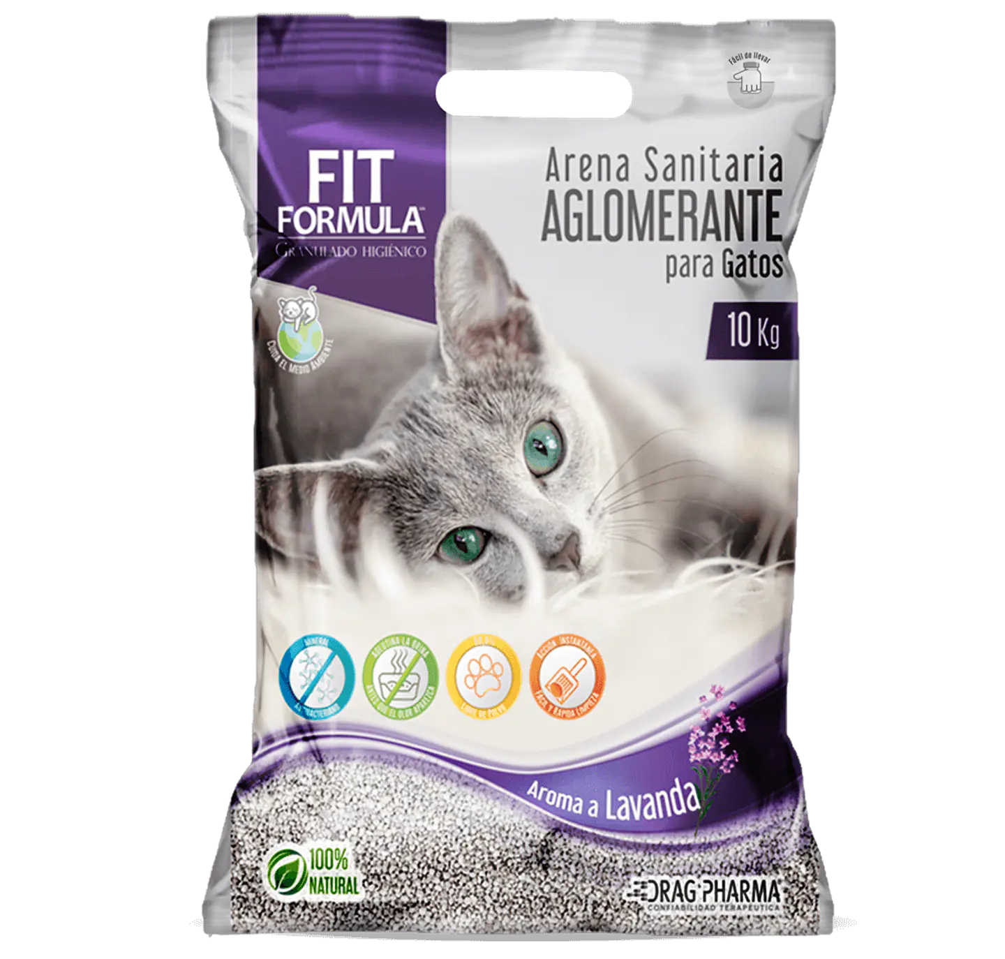 Arena Sanitaria Fit Formula Lavanda 10 kg 1