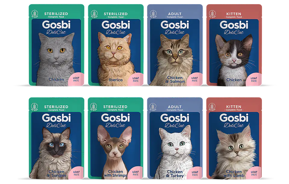 Gosbi DeliCat Alimento Húmedo Natural para Gatos 70 g 1