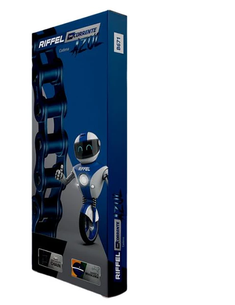 Cadena Transmision Reforzada 520H-120L AZUL RIFFEL