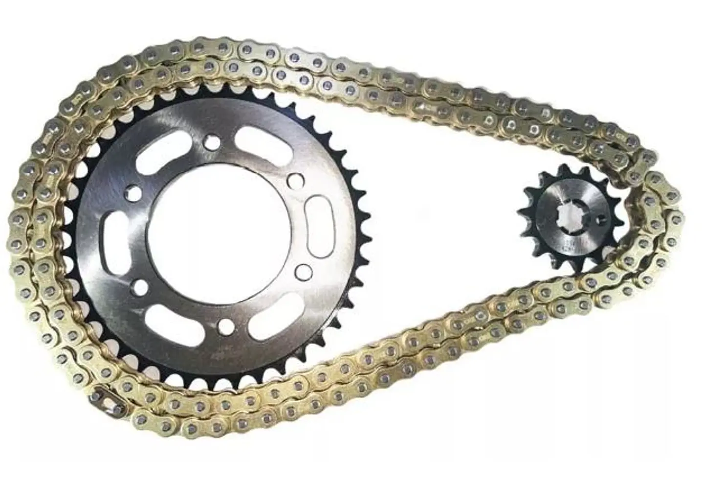 Kit Transmision YAMAHA FZ-16-2.0 40T/14Z/128L Dorada 1