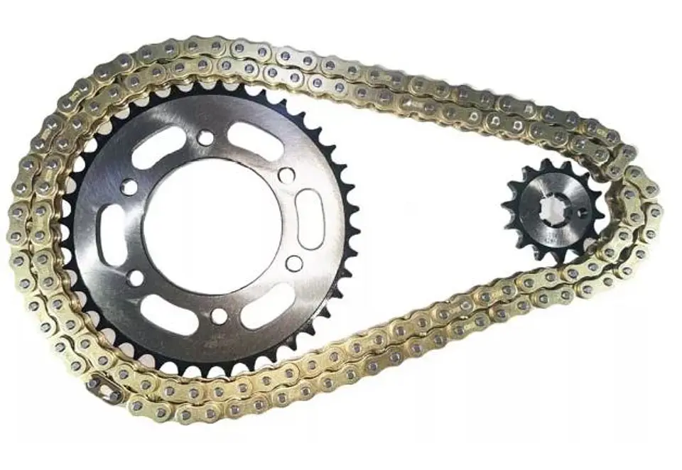 Kit Transmision YAMAHA FZ-16-2.0 40T/14Z/128L Dorada 1