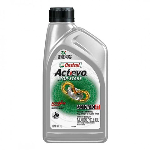 Aceite Castrol 4T Actevo 10W40 1L