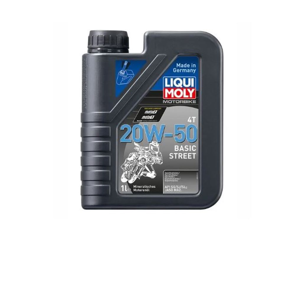 Aceite Liqui Moly 4T Basic Street 20W50 1L