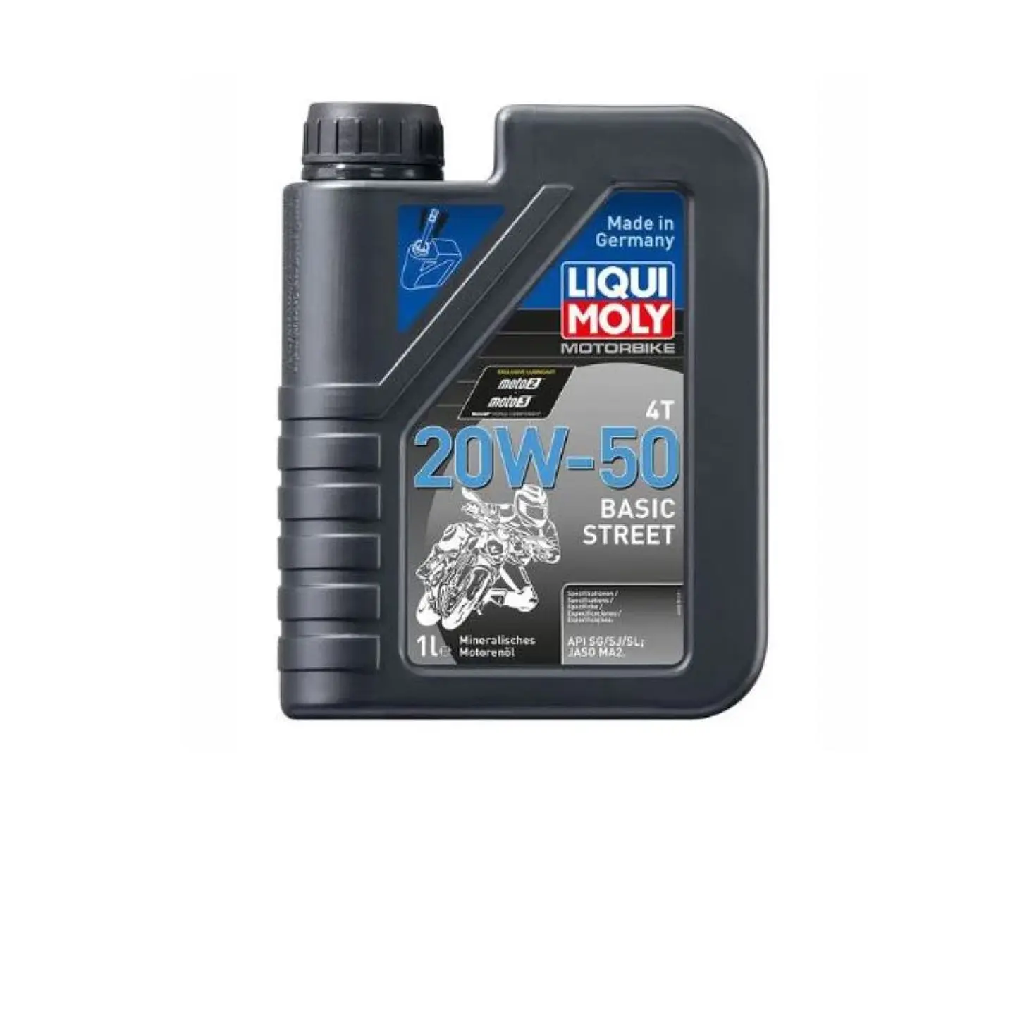 Aceite Liqui Moly 4T Basic Street 20W50 1L 1