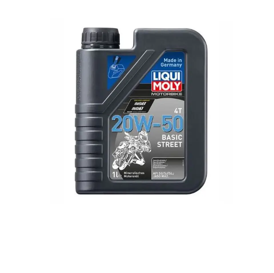Aceite Liqui Moly 4T Basic Street 20W50 1L 1