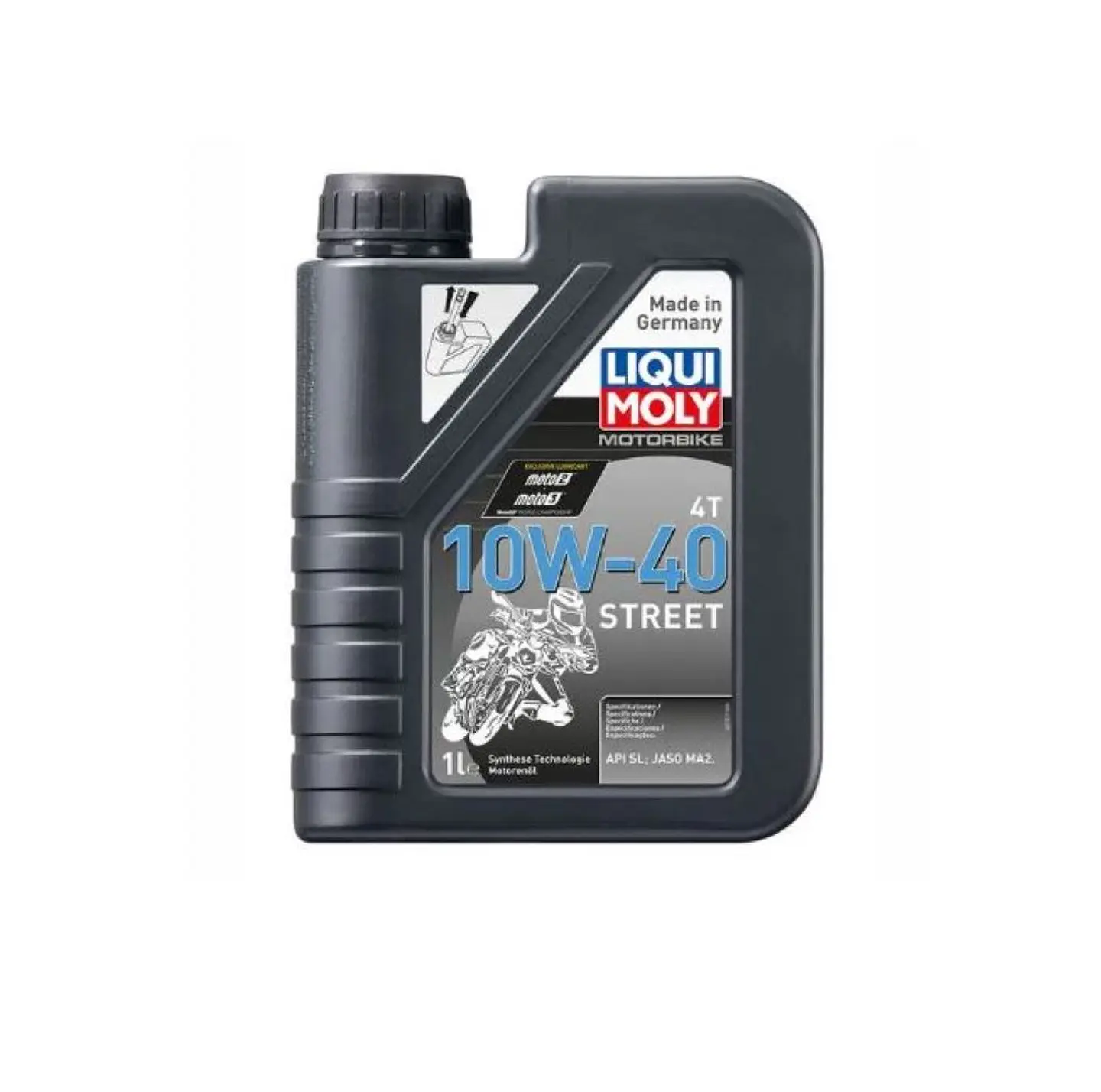 Aceite Liqui Moly 4T Street 10W40 1L 1
