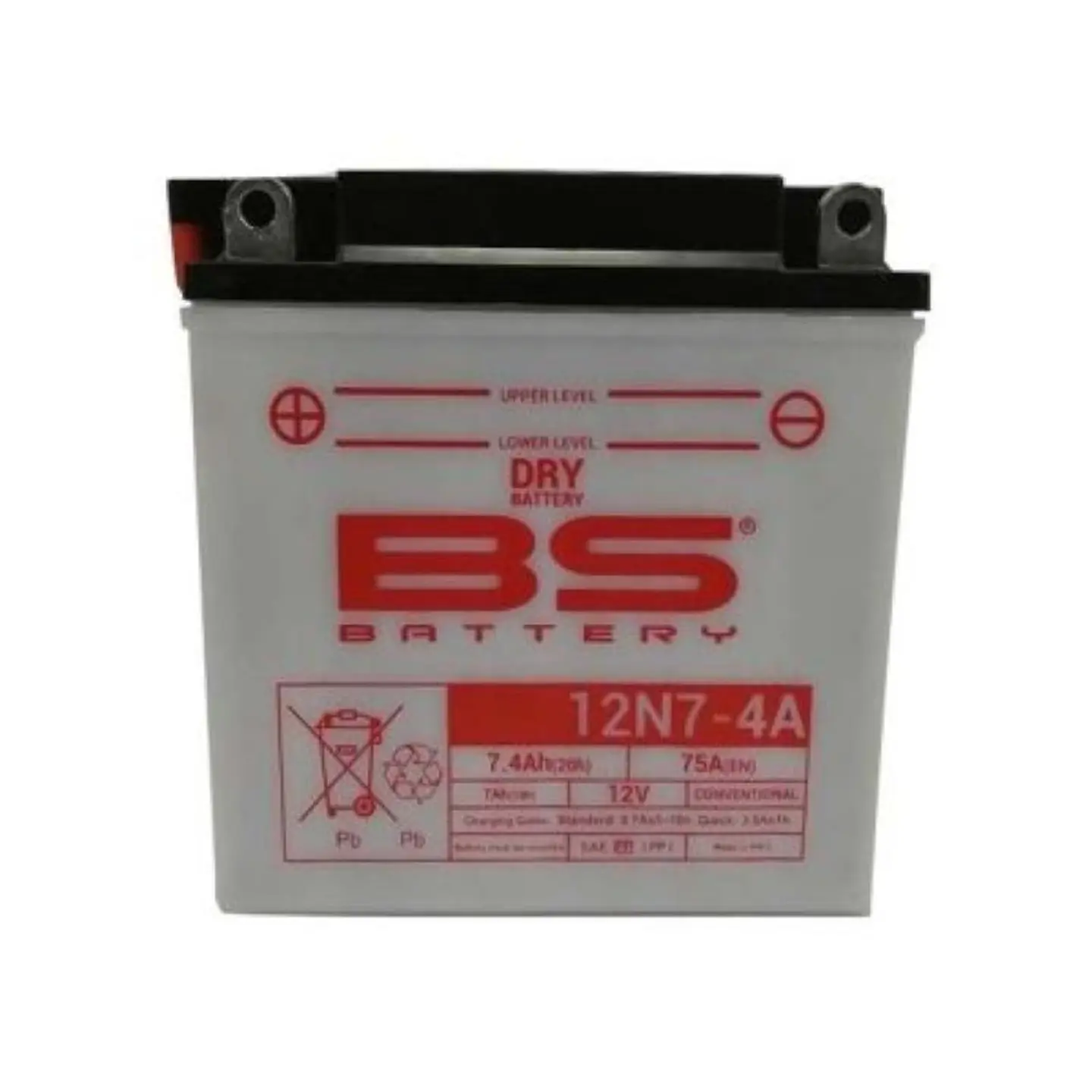 Bateria-BS 12N7-4A Acido Dry 1