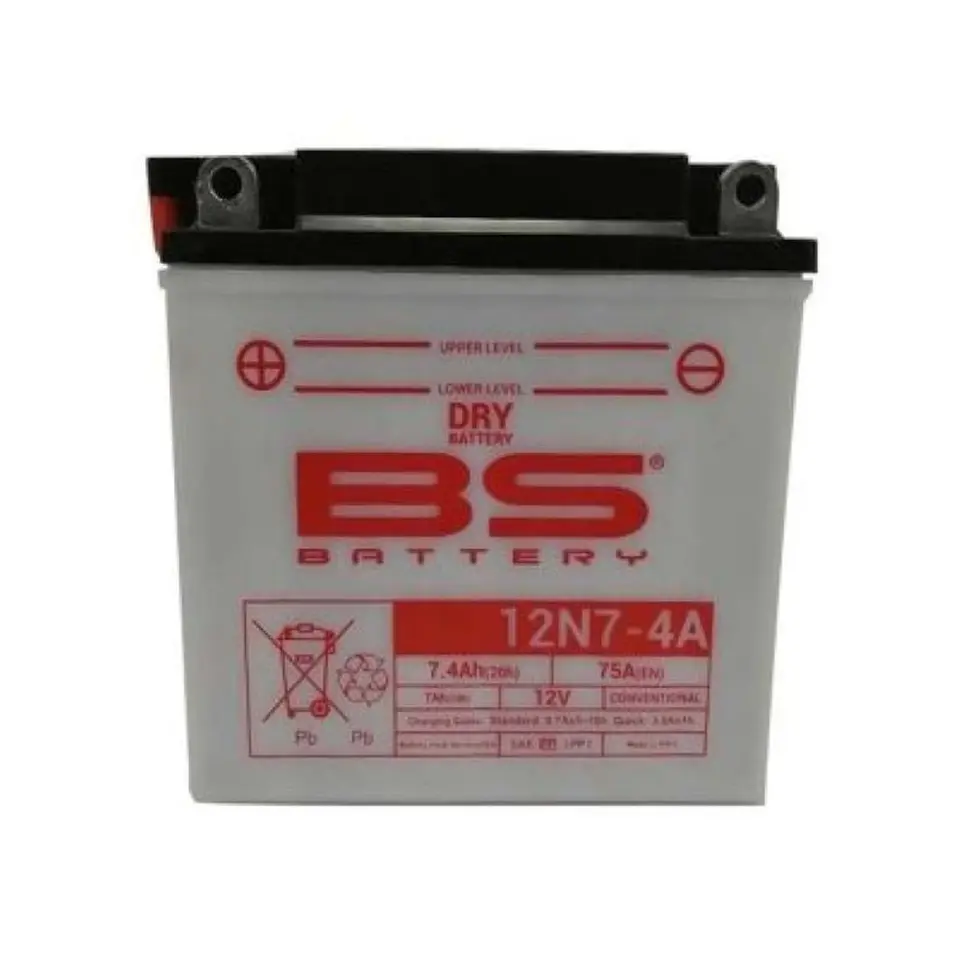 Bateria-BS 12N7-4A Acido Dry 1