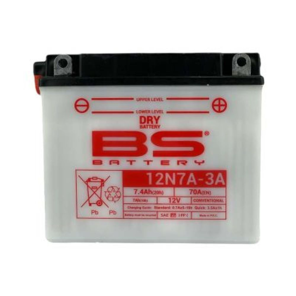 Bateria-BS 12N7A-3A-BS Acido Dry