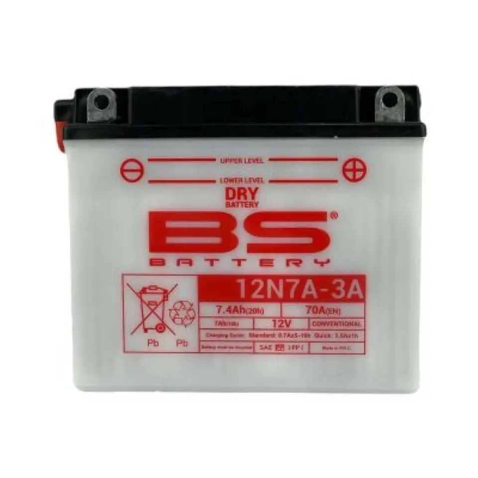 Bateria-BS 12N7A-3A-BS Acido Dry 1