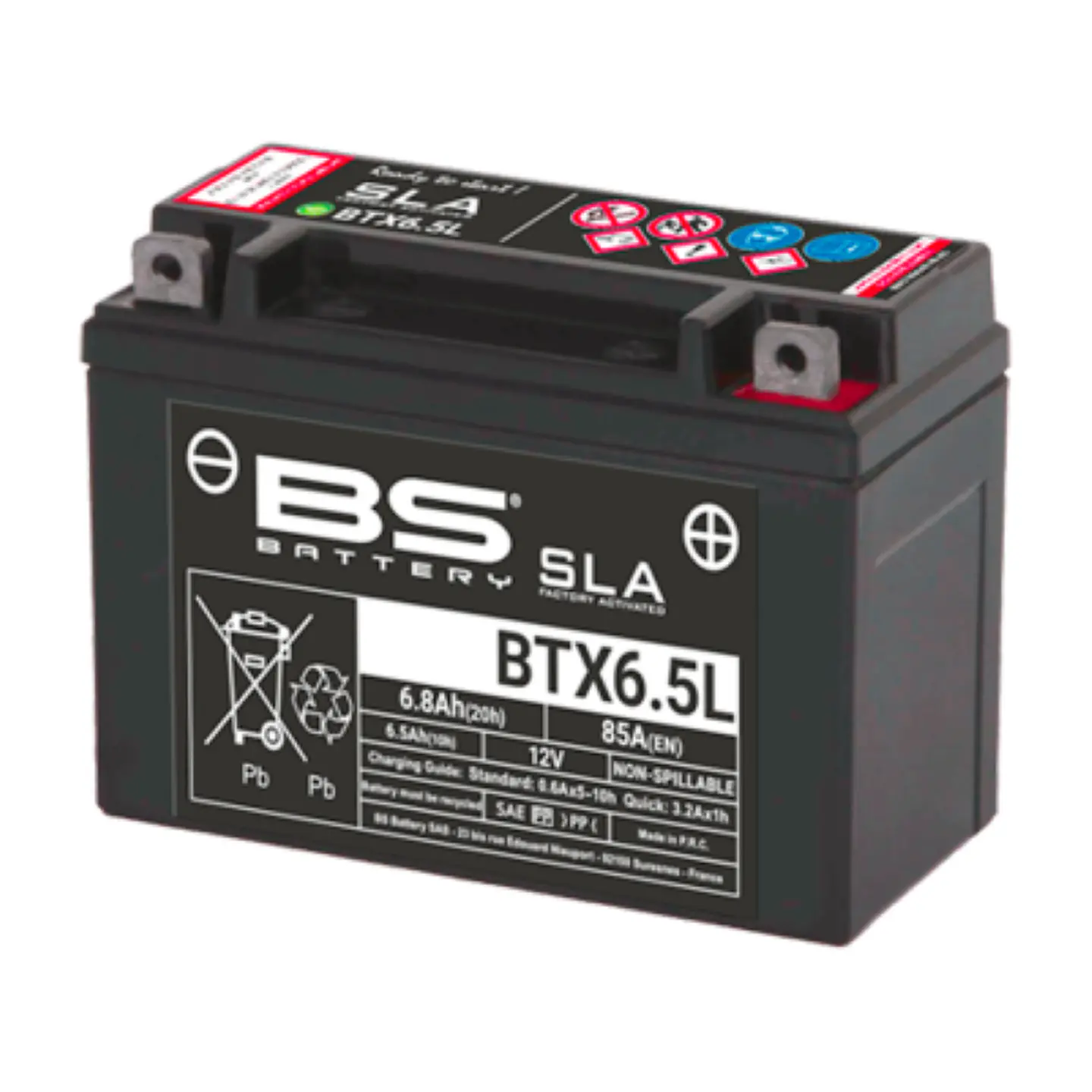 Bateria-BS BTX6.5L Sla Activada 1