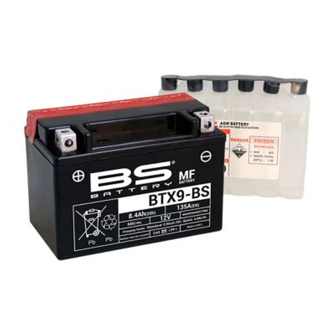Bateria-BS BTX9 Acido MF 