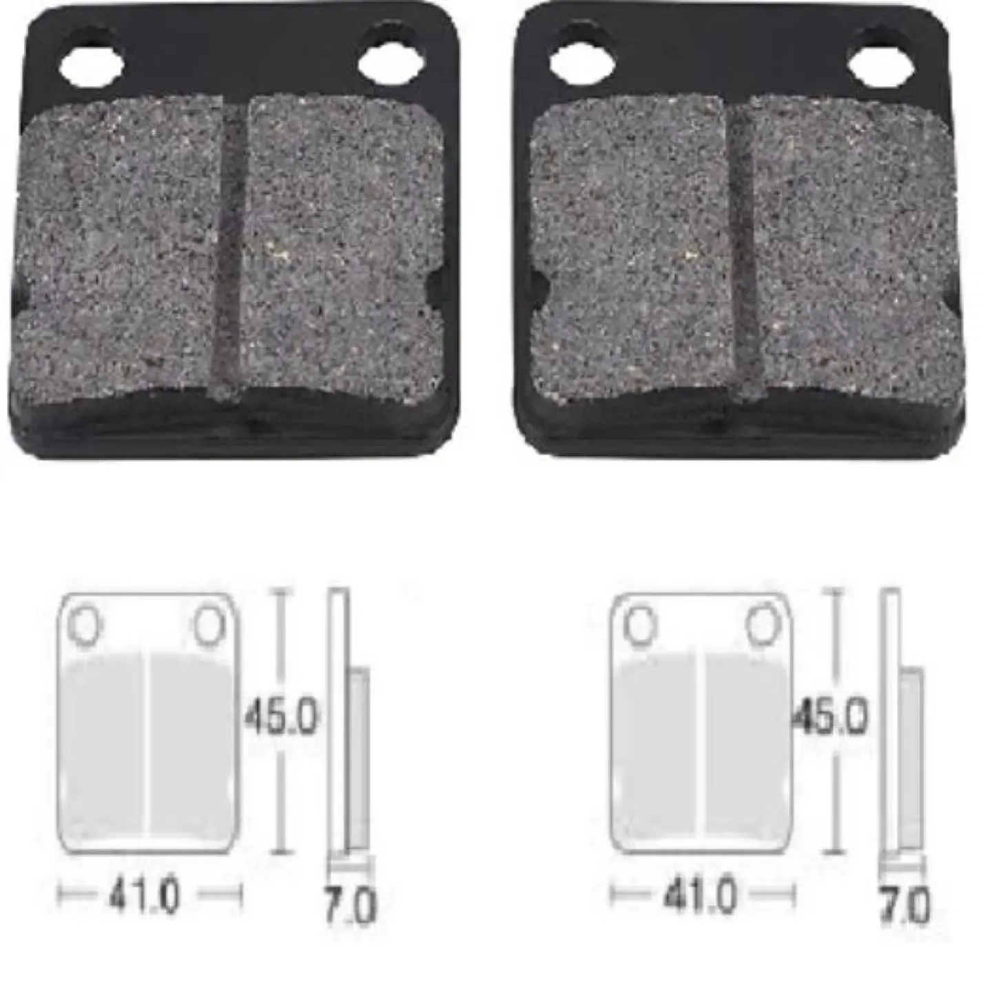 Pastilla de Freno Atv/Scooter F007 Protech 1