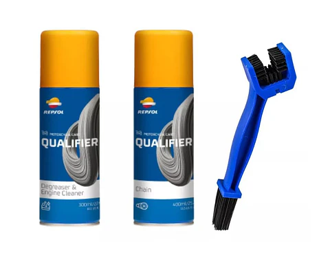 Pack Limpiador / Grasa Para Cadena De Moto Repsol