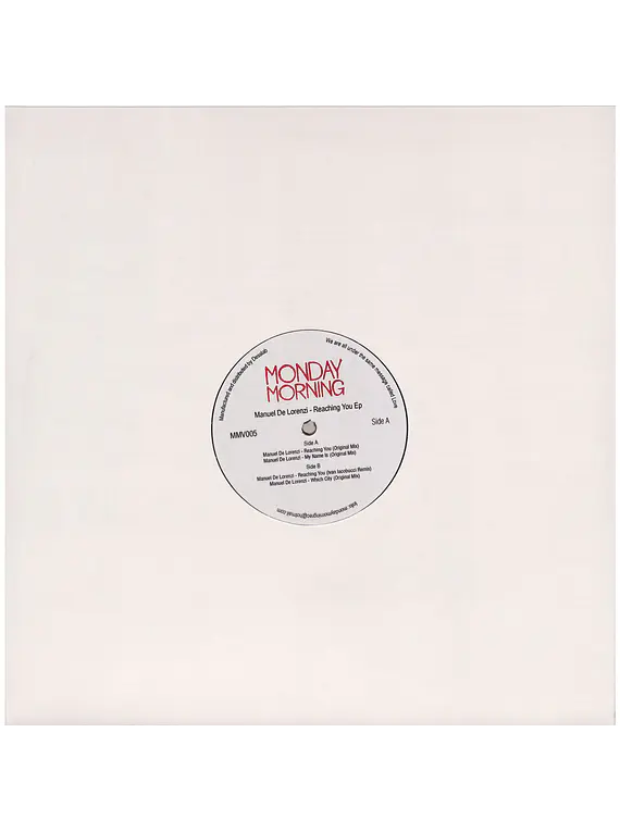 Manuel De Lorenzi - REACHING YOU EP