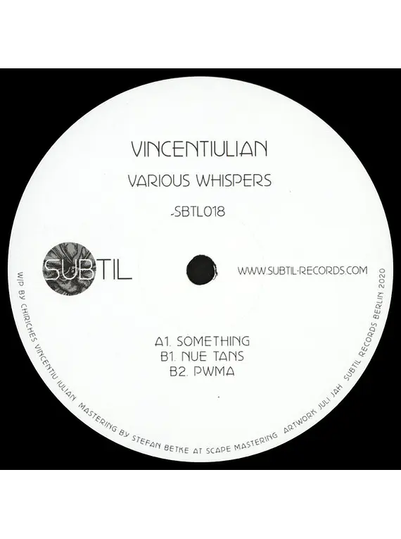 VincentIulian ‎– Various Whispers