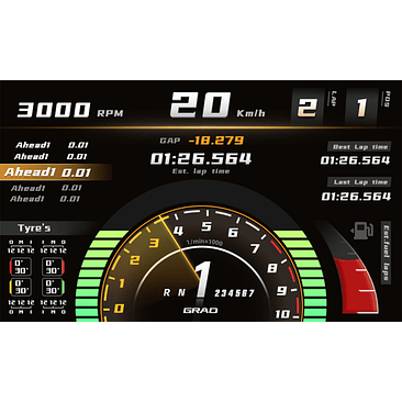 RM Digital Dashboard 3