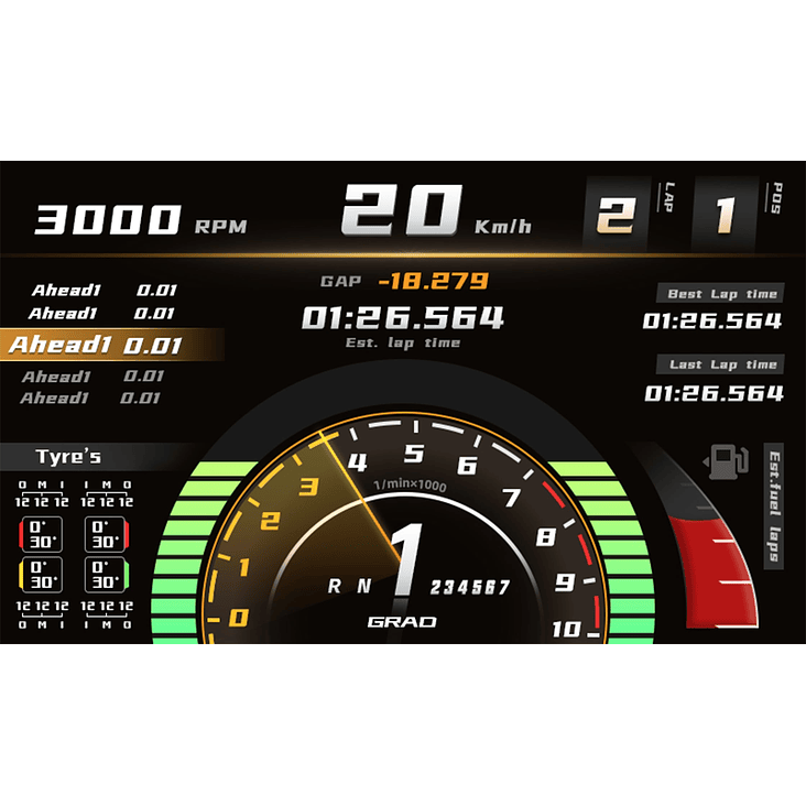 RM Digital Dashboard 3