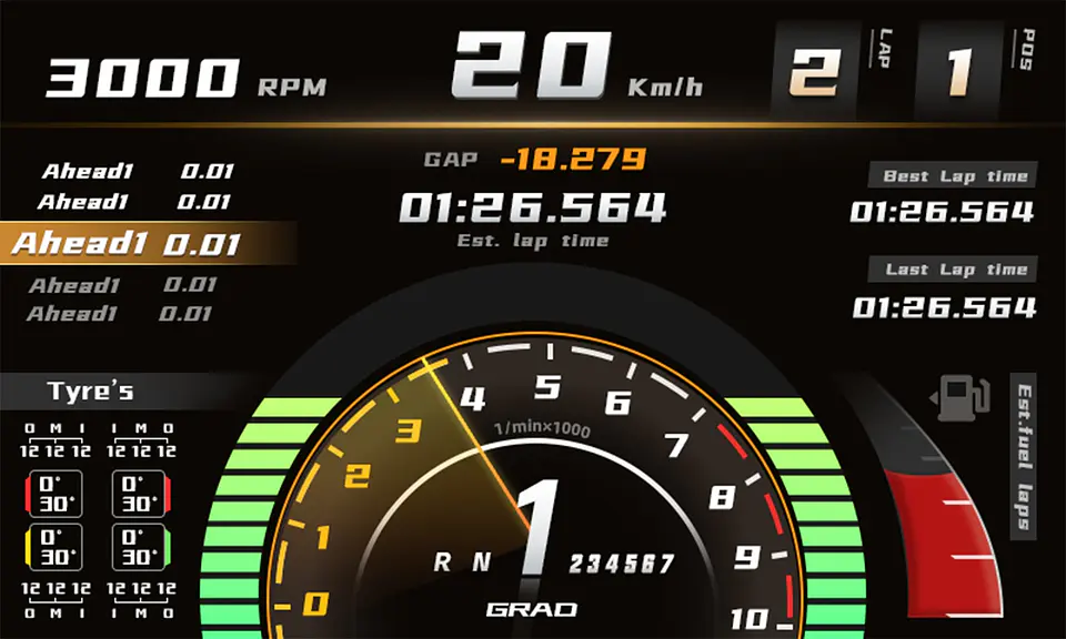 RM Digital Dashboard 3