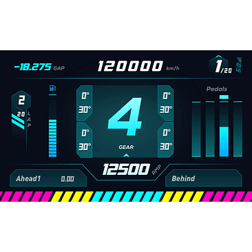 RM Digital Dashboard 7