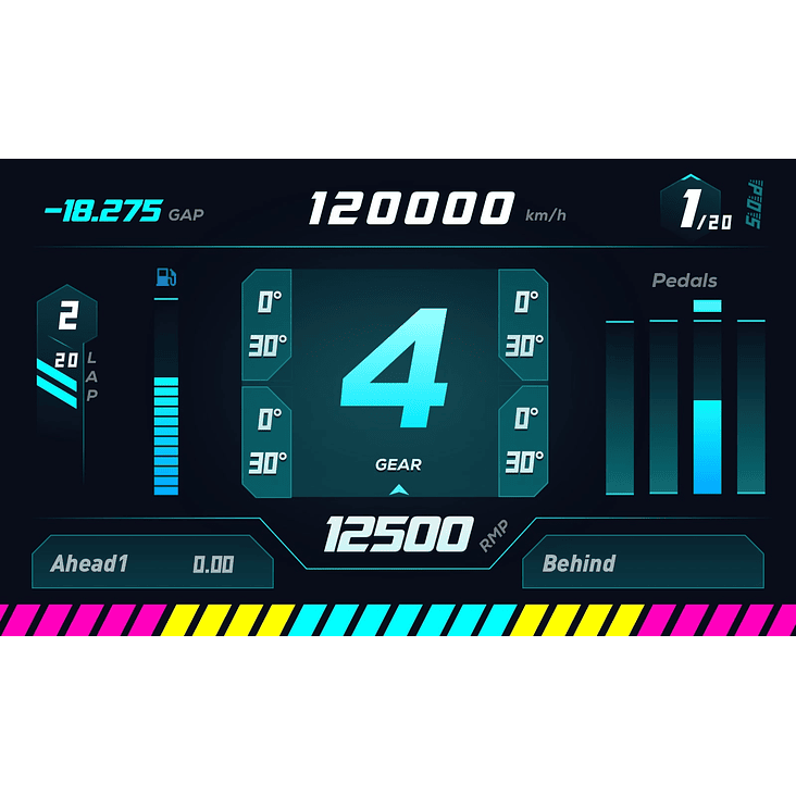 RM Digital Dashboard 7