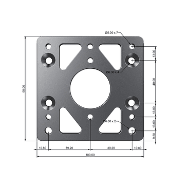 Wheel Base Adapter Plate 2