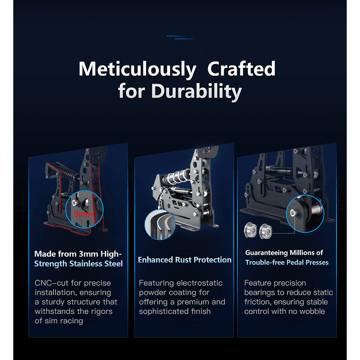 Pedales Simnet SRP 2 3