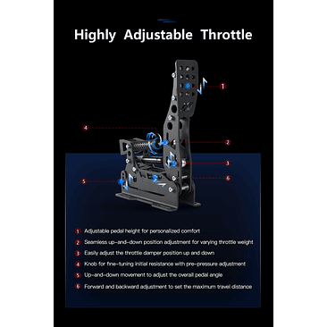 Pedales Simnet SRP 2 5