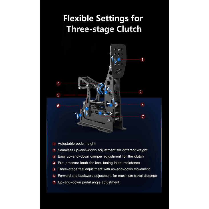 Pedales Simnet SRP 2 6