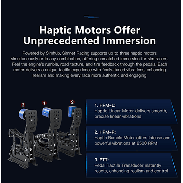 Pedales Simnet SRP 2 12