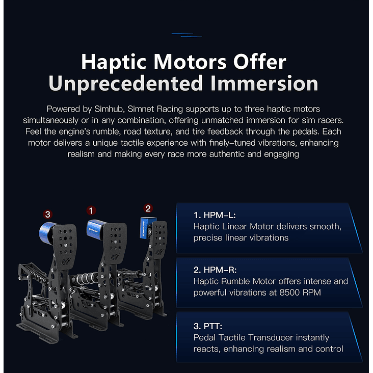 Pedales Simnet SRP 2 12