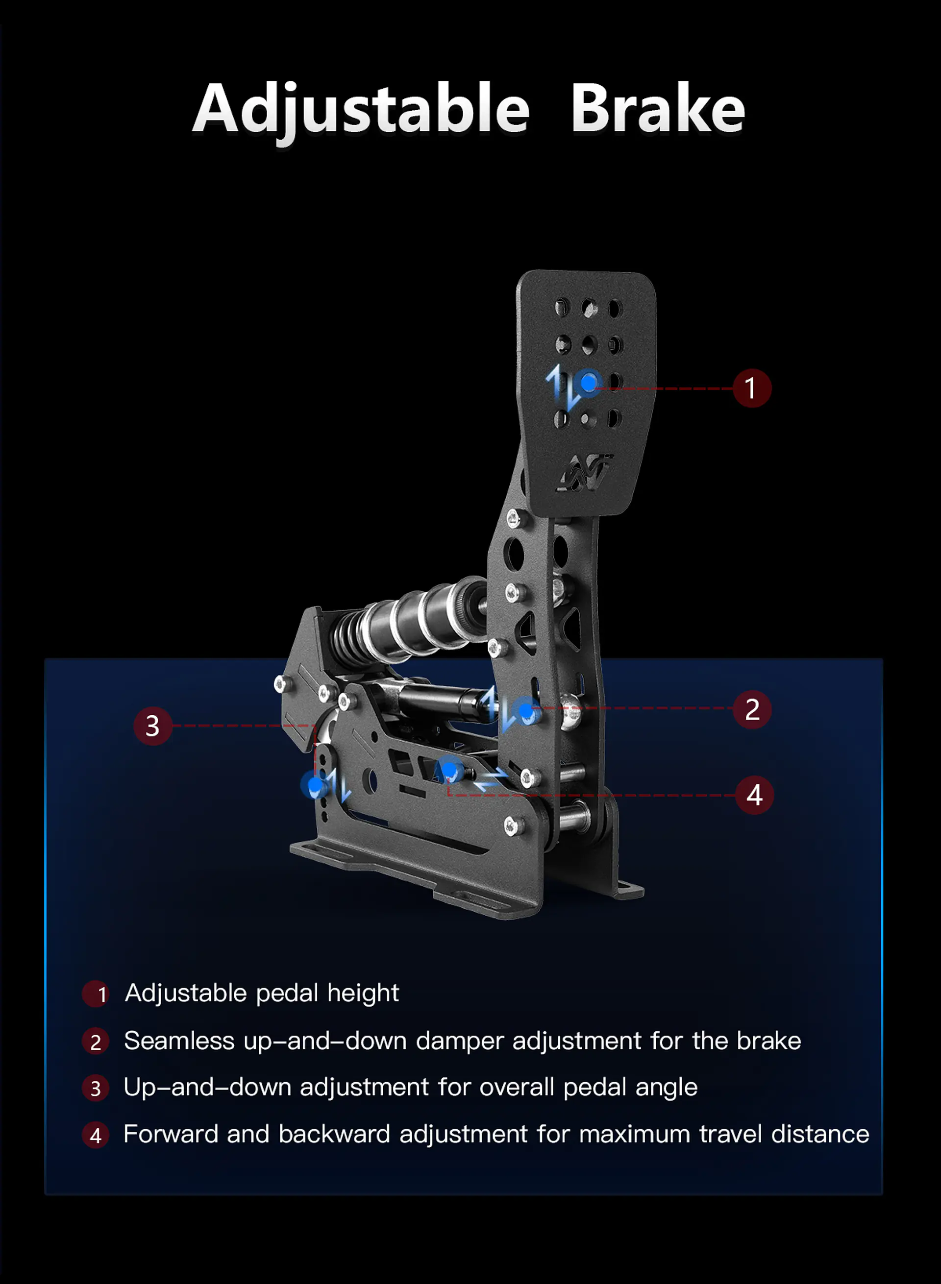 Pedales Simnet SP Pro (3 set) 8