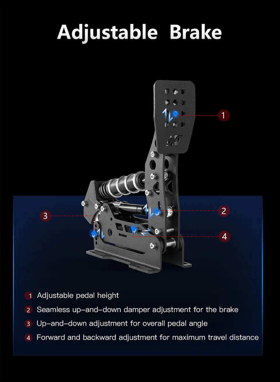 Pedales Simnet SP Pro (3 set) 8