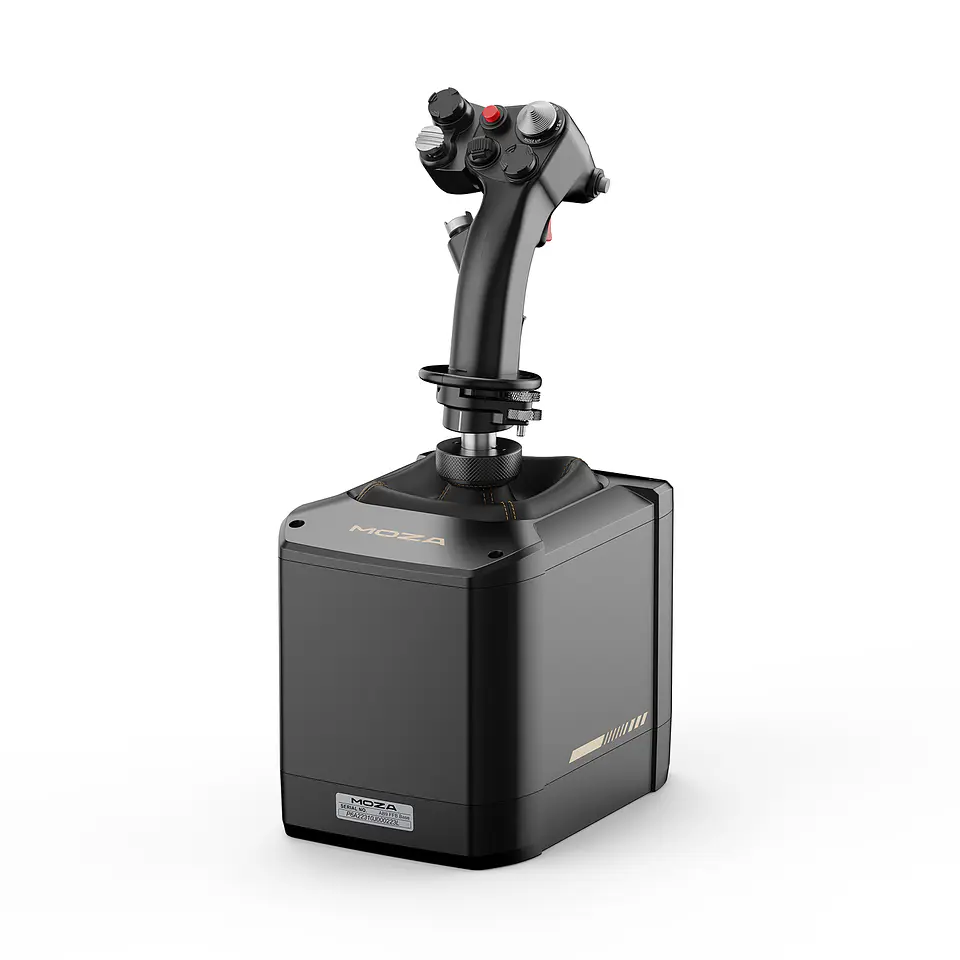 Base Moza AB9 FFB + MH16 Flightstick 1