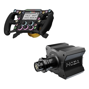 Pack Moza R9 V3 + Volante Leoxz XGT Ultimate 1