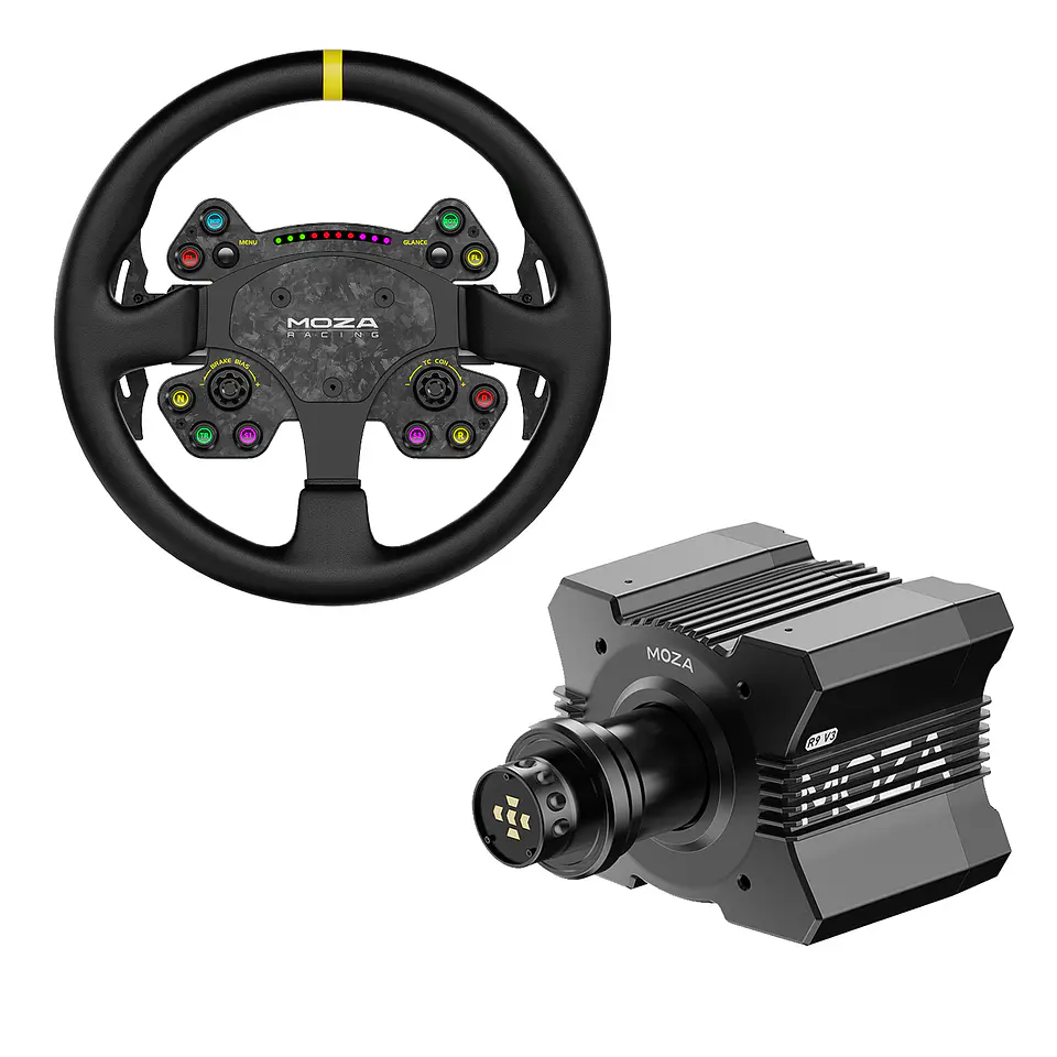 Pack Moza R9 V3 + Volante RS V2 2