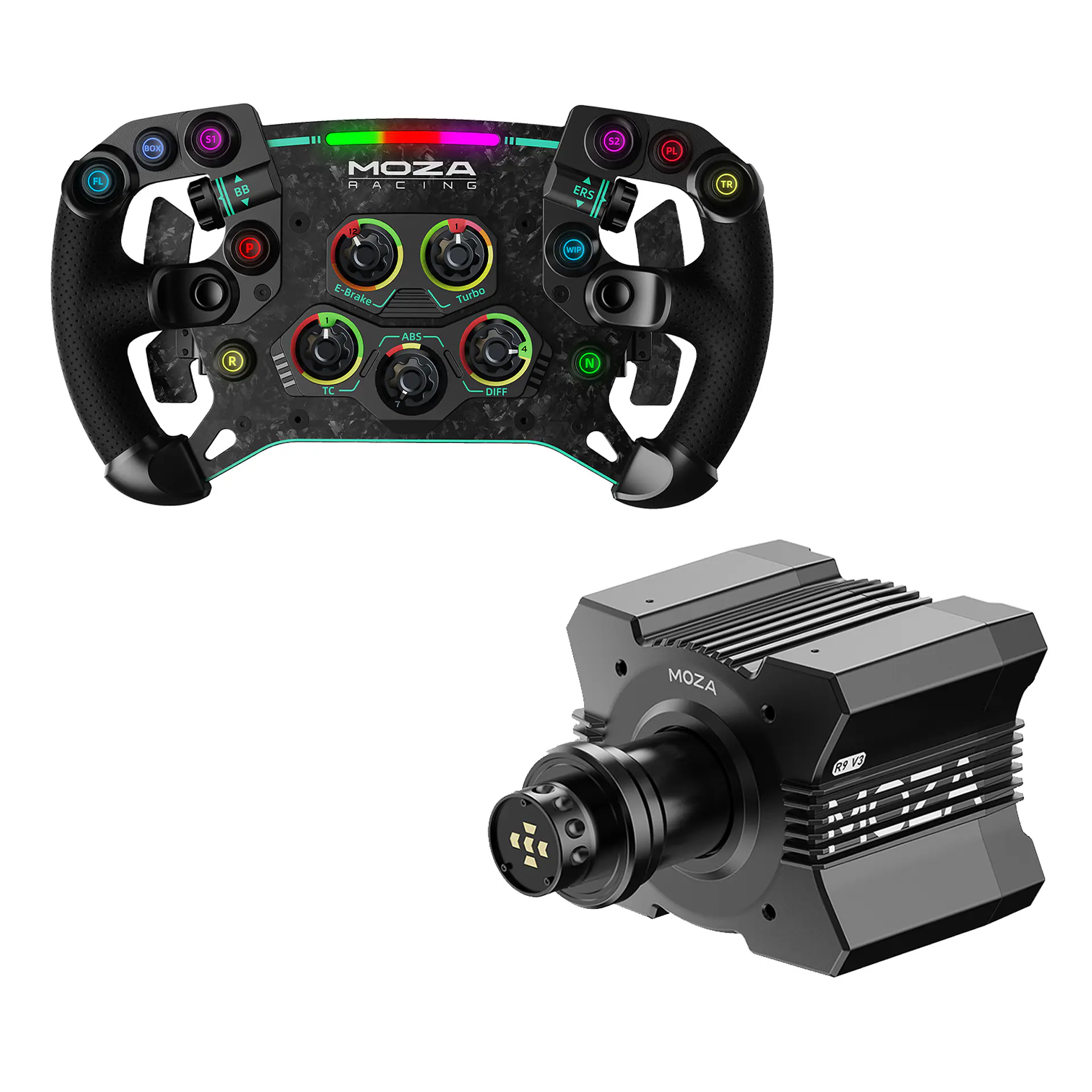 Pack Moza R9 V3 + Volante GS V2 2