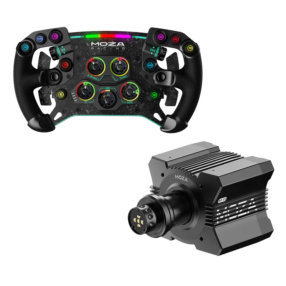 Pack Moza R9 V3 + Volante GS V2 2