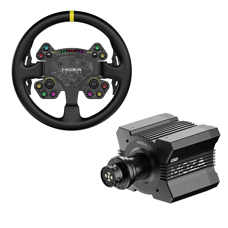 Moza R12 V2 + Volante RS V2 2