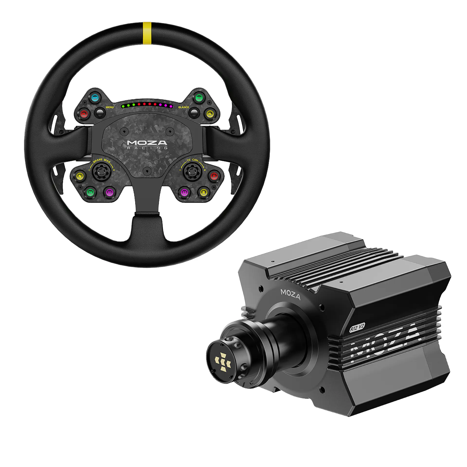 Moza R12 V2 + Volante RS V2 2
