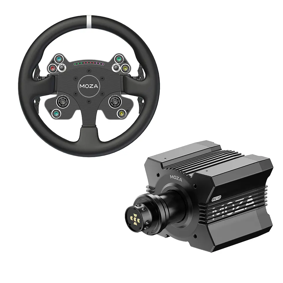 Pack Moza R12 V2+ Volante CS V2P 2