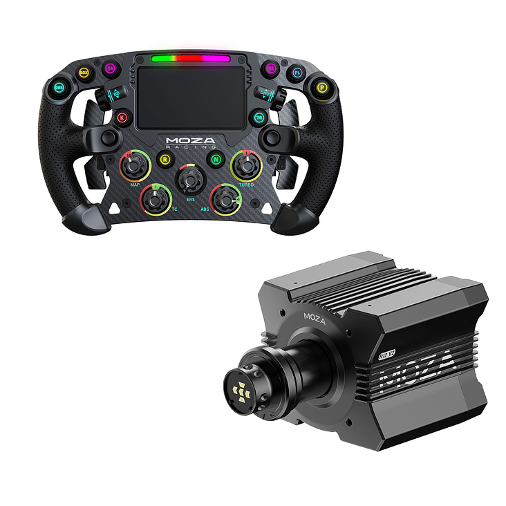 Pack Moza R12 V2 + Volante FSR 2 2