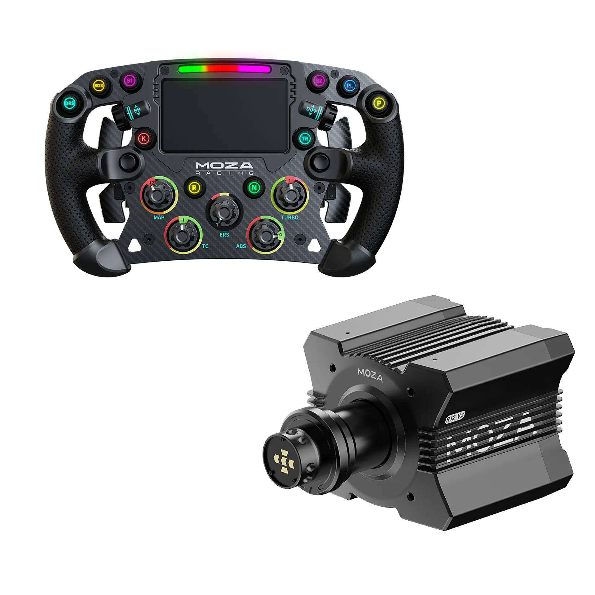 Pack Moza R12 V2 + Volante FSR 2 2