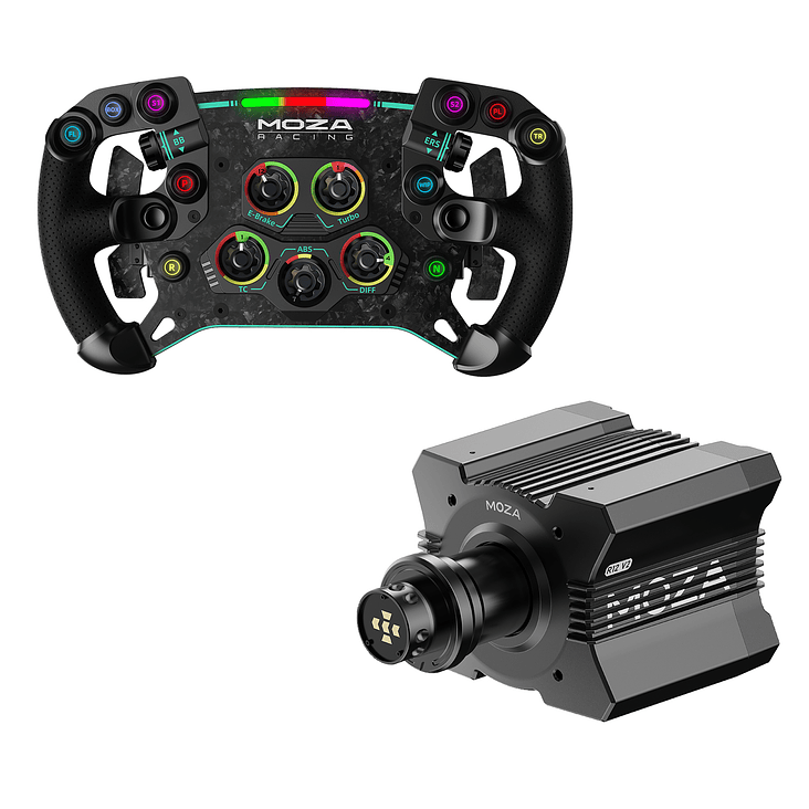 Pack Moza R12 V2 + Volante GS V2 2