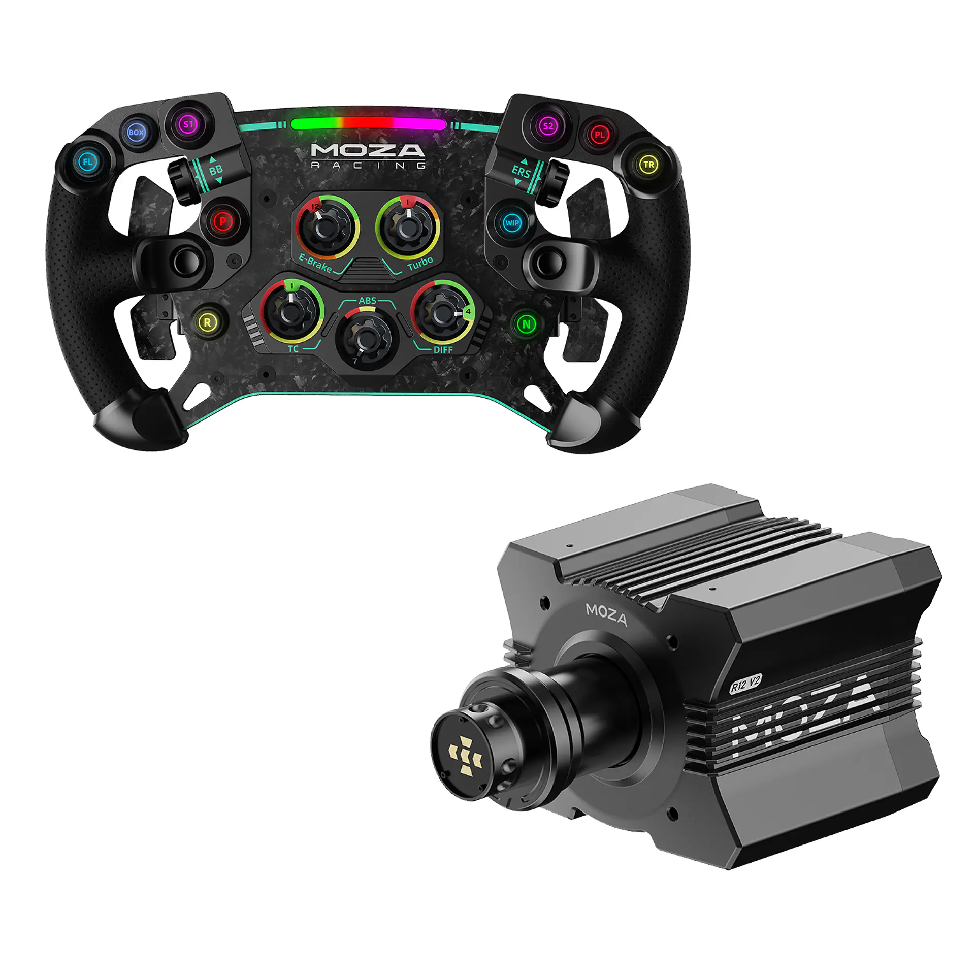 Pack Moza R12 V2 + Volante GS V2 2