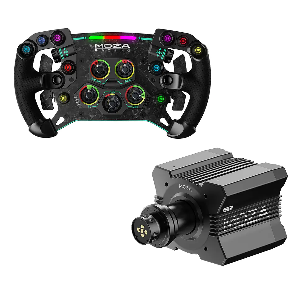 Pack Moza R12 V2 + Volante GS V2 2
