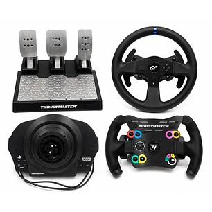 Thrustmaster T300 RS + Pedales T-LCM + Volante Open Wheel Add-On