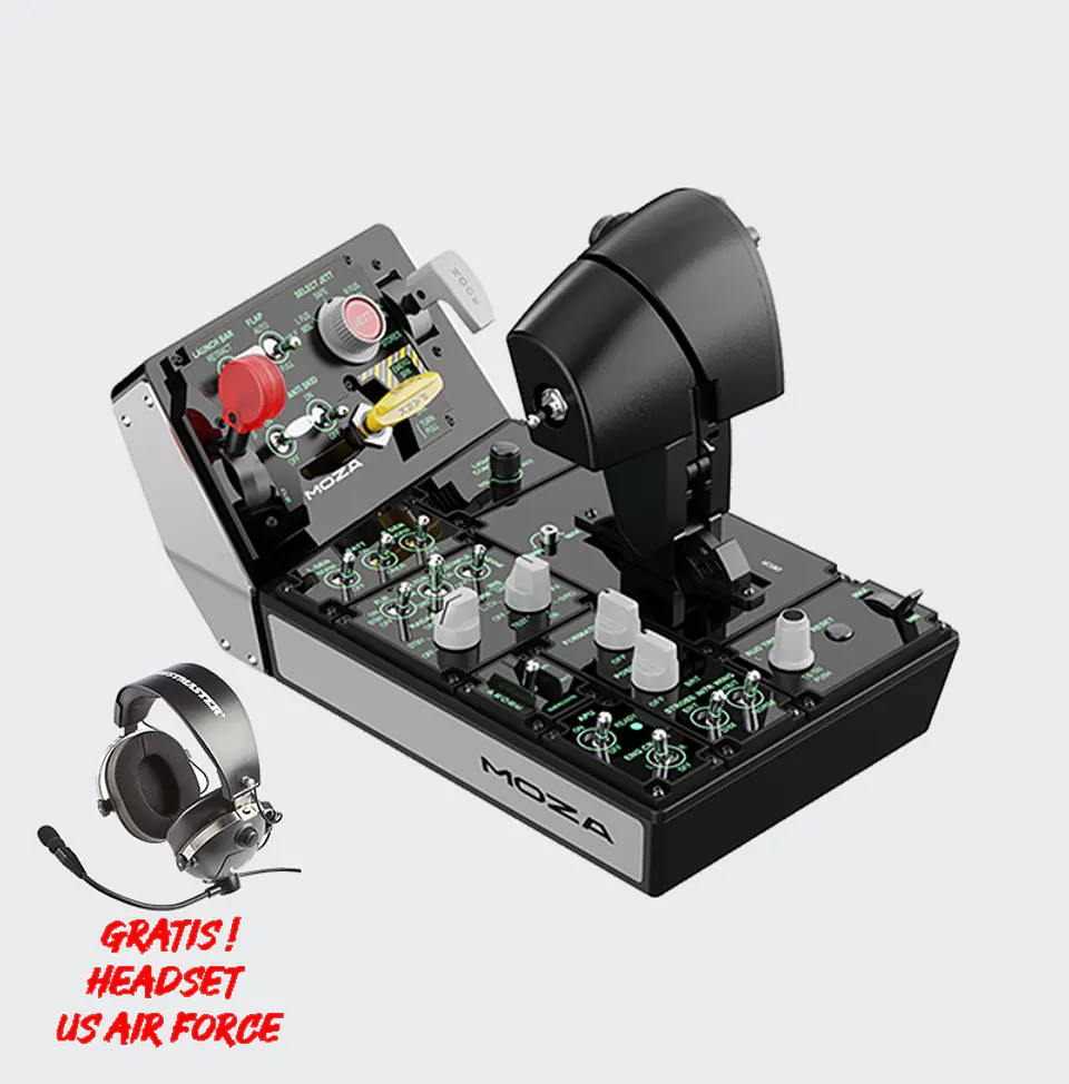 Moza MTP Throttle Panel + MTLP 1