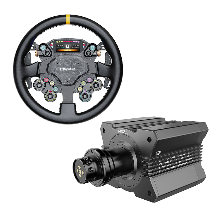 Pack Moza R12 + Volante CS PRO 1