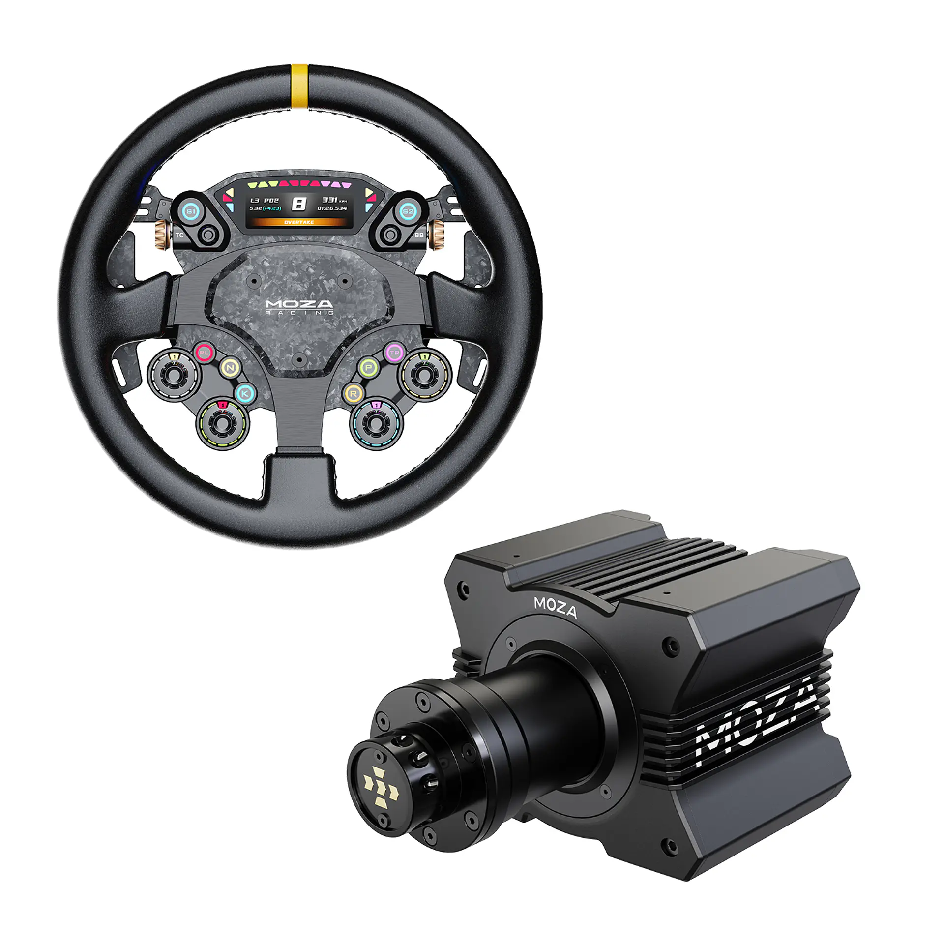 Pack Moza R9 V3 + Volante CS PRO 1